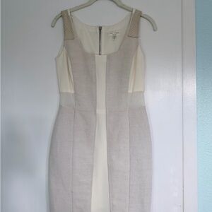 Rag & Bone Cream and Gray Mini Dress